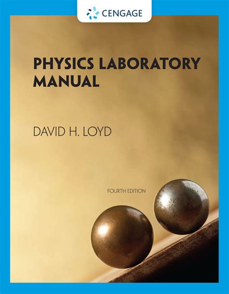 General physics lab manual david loyd. - Guida allo studio dell'elemento 9 fcc.