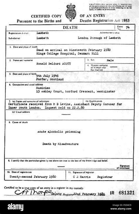 General register office death certificate. S.  Upload the completed notarize...