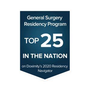 General surgery residency rankings. University of Maryland Surgery on Doximity Residency Navigator. Find the best residency program for you. Read reviews and see ratings from program alumni. 