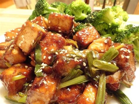 General tso tofu. General Tso’s Tofu. Cut tofu into cubes and coat well with cornstarch. In a saucepan heat the oil. Add tofu and cook until they are golden brown and crispy. Add oil … 