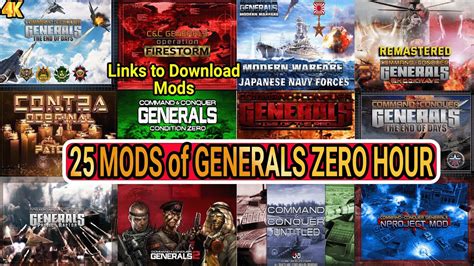 Generals zero hour mods.  Find various mods for Command & Conquer Generals an...