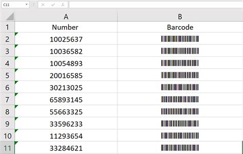 Generate Barcode in Excel Barcode Font for Excel (With Formula
