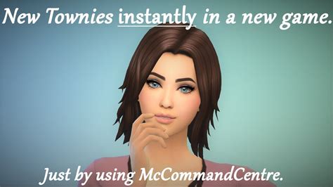 Generate New Townies At the Beginning of Your Game The Sims 4 Tutorial YouTube