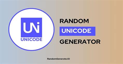 Generate Random Unicode - catonmat.net