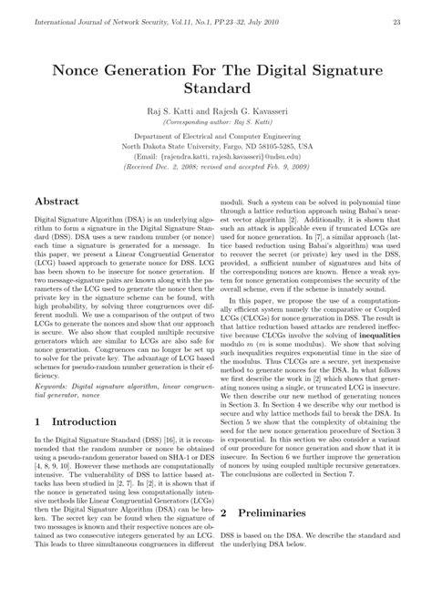 Generate nonce.  IBM Documentation.  That nonce can also be used in defining ...