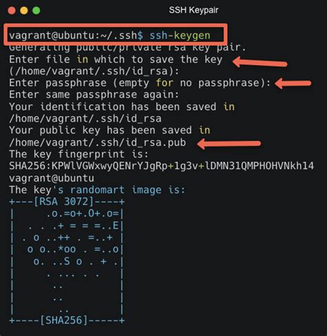 How to Generate a Remote Key. To generate an SSH key pair, just use the "ssh-keygen" command on the Linux command line. It will prompt you to select a file location, then enter and confirm a passphrase if you choose to use one. The passphrase allows you to add an extra layer of security to your key. If you use a passphrase, don't …
