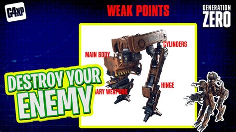 Generation Zero Weak Point of Robodogs YouTube