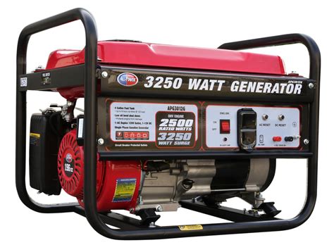 Generator for home. Power output: 3,000 to 8,500 watts. Price range: $400 to $1,500. Fuel needs: 12 to 20 gallons of gasoline per day. Pros: Portable generators are much cheaper to buy and install. When connected to ... 
