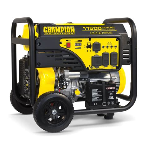 Best seller. $ 14939. Champion Power Equipment Storm Shield Severe Weather Inverter Generator Cover by GenTent for 2000 to 5500-Watt Inverters. 1. Save with. Free shipping, arrives in 3+ days. $ 1,29400. Champion Power Equipment 11,500/9,200-Watt Dual Fuel Portable Generator. Free shipping available.. 