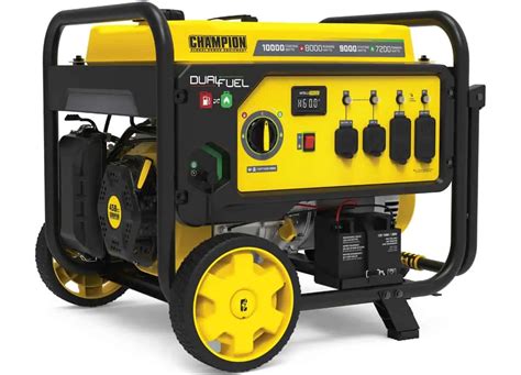 3650-Watt Generator. 3 Year Limited Warranty. Convenient and versatile power is yours with the Champion 3650-watt portable generator. Rely on the Champion 224cc engine and enjoy up to 14 hours of run time at 50% load with a noise level of 68 dBA. Featuring Intelligauge, this generator is your perfect portable power solution.. 