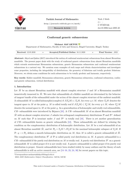 Generic Submersions. 