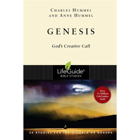 Genesis gods creative call lifeguide bible studies. - Das kapitalanlageverhalten der deutschen lebensversicherungsunternehmen im wandel der konjunktur.