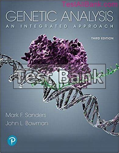 Genetic Analysis An Integrated Approach Solutions Manual 3