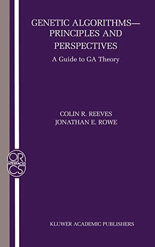 Genetic algorithms principles and perspectives a guide to ga theory operations research or computer science interfaces. - The dread wyrm traitor son cycle.