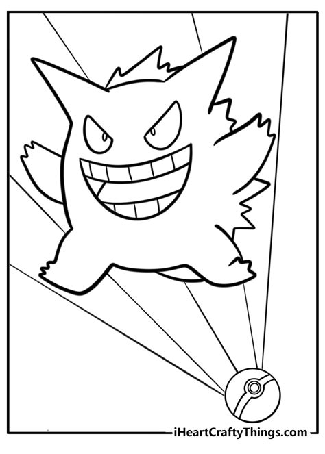Gengar Coloring