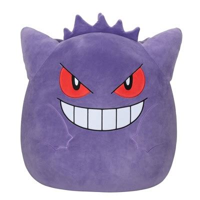 Hi, I’m a target employee- that one is not a squishmallow. It’s just a stuffed animal. The squishmallow doesn’t have feet EDIT TO ADD- The DPCI (a number we use to locate products and pull it up in our system) for the Gengar squishmallow is 087-26-0093, the pikachu one is 087-26-0094.. 