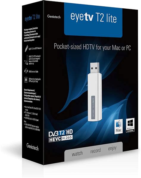 Geniatech EyeTV T2 lite, chiavetta USB TV digitale per DVB-T