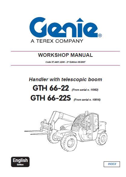 Genie gth 66 22 gth 66 22s telehandler workshop service repair manual. - Ermittlung des ersatzinvestitionsbedarfs für die bundesverkehrswege.