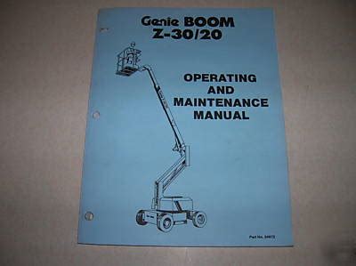 Genie z30 20 electrical service manual. - 2007 ktm sx 50 pro jr manual.