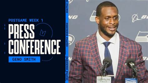 Geno Smith Postgame Press Conference - Week 1 vs. Broncos