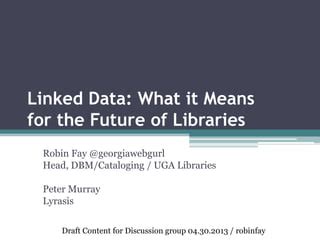 Genre/Form (LoC) Linked Data for Libraries Labs LYRASIS Wiki