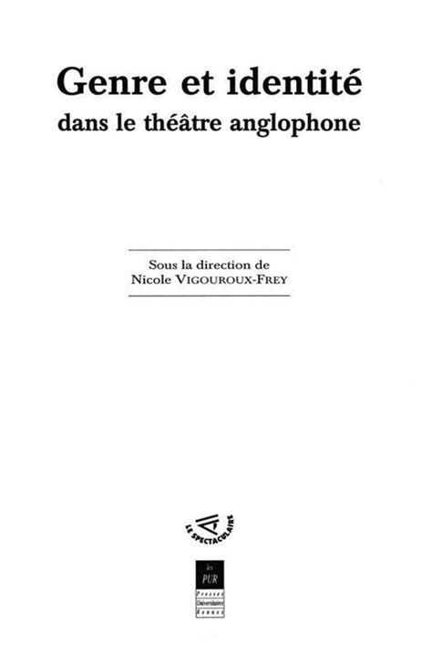 Genre et identité dans le théâtre anglophone. - The unhappy total knee replacement a comprehensive review and management guide.