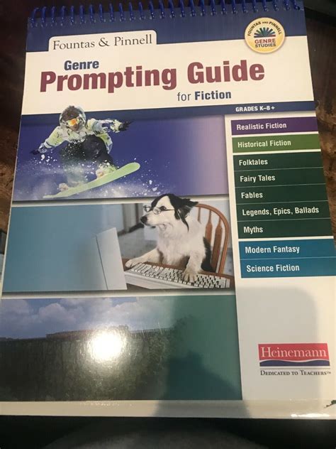 Genre prompting guide for fiction by irene c fountas. - Briggs and stratton repair manual 18 hp.