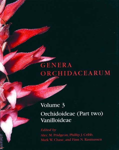 Genres orchidacearum volume 3 orchidoideae partie 2 vanilloideae. - Séminaire d'histoire des mathématiques au xxe siècle.