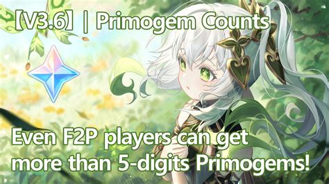 Genshin Impact 3.6: How much Primogems can F2P Players Get