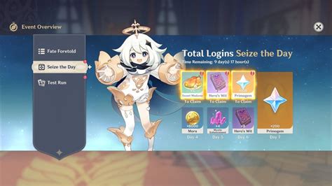 Genshin Impact How to Claim Daily Log in Rewards