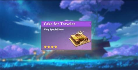 Genshin Impact leak reveals new Cake for Traveler ... - Sportskeeda