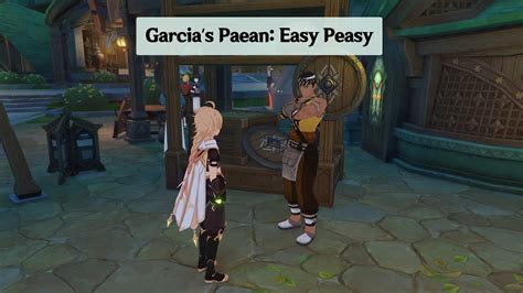 Sotokarani FINALLY I GET IT I also made the youtube video. For this post, i show step by step of Garcia's Paean: Easy PeasyEdit: The achievement and world quest is now exist (Reddit link abou.... 