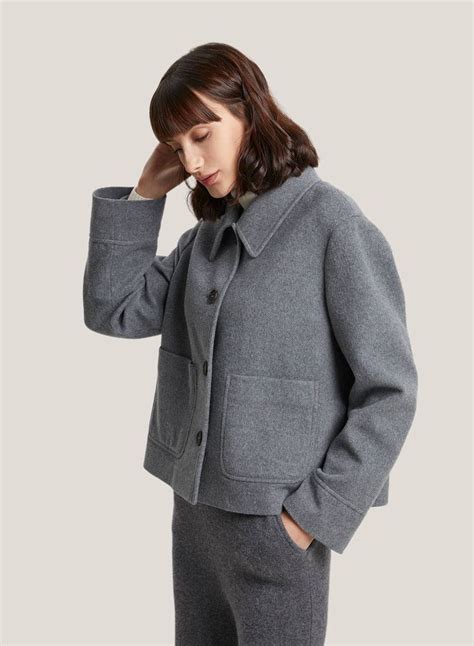 Gentle Herd Women Gray Wool Coat XL eBay