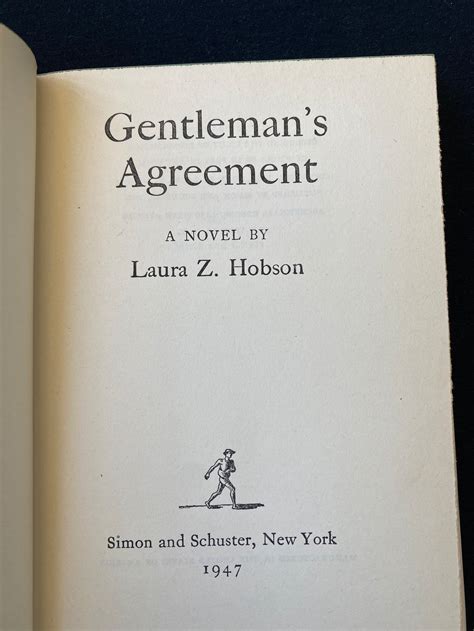 Full Download Gentlemans Agreement By Laura Z Hobson