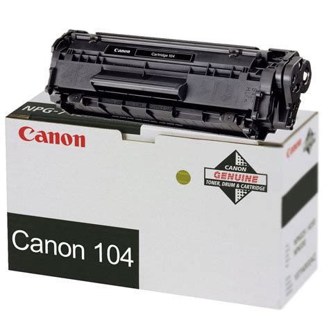 Genuine Canon 104 Toner Cartridge Black OEM Brand …