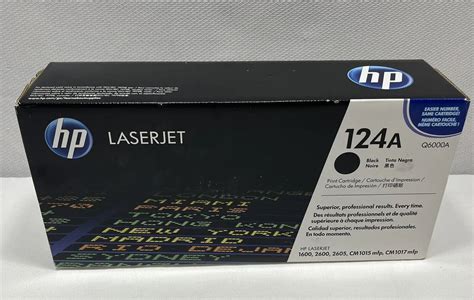 Genuine HP LaserJet 124A Q6000A Black Toner Print Cartridge …