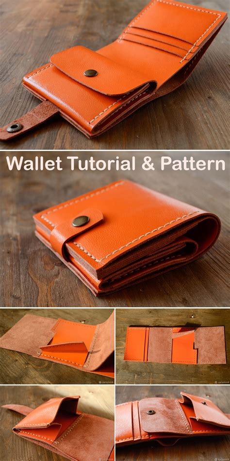 Genuine Leather Wallet Tutorial DIY Tutorial Ideas!