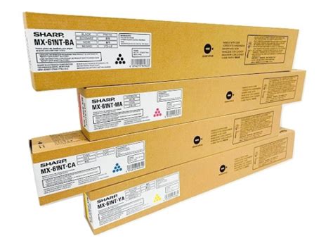 Genuine OEM Sharp MX-61NT-CA Cyan Toner Cartridge MX61NT …