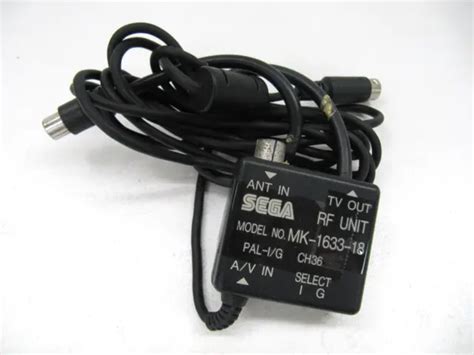 Genuine Sega Megadrive RF TV Aerial Switch lead - eBay