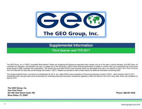 Geo Group: Q3 Earnings Snapshot