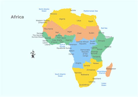 Geo Map - Africa - Ghana Geo Map - Africa - Cameroon