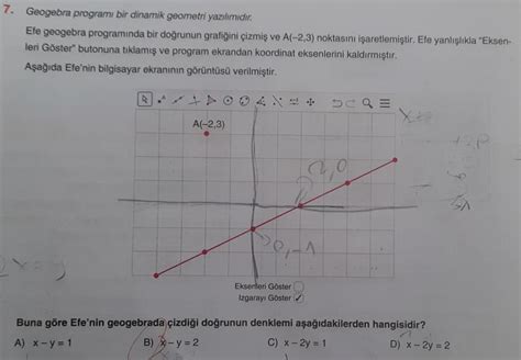 GeoGebra Programı.