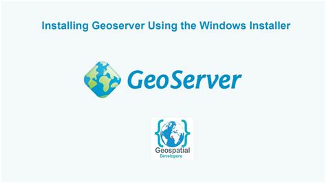 GeoServer for Windows