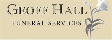 Geoff hall funeral services photos. .  ...
