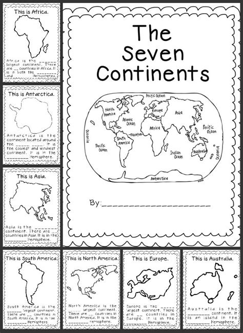 Geography Worksheets for Kids Learning Printable