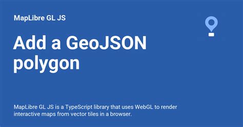 Geojson polygon examples. js'; import GeoJSON from 'ol/format/GeoJSON.  Geometric obj...