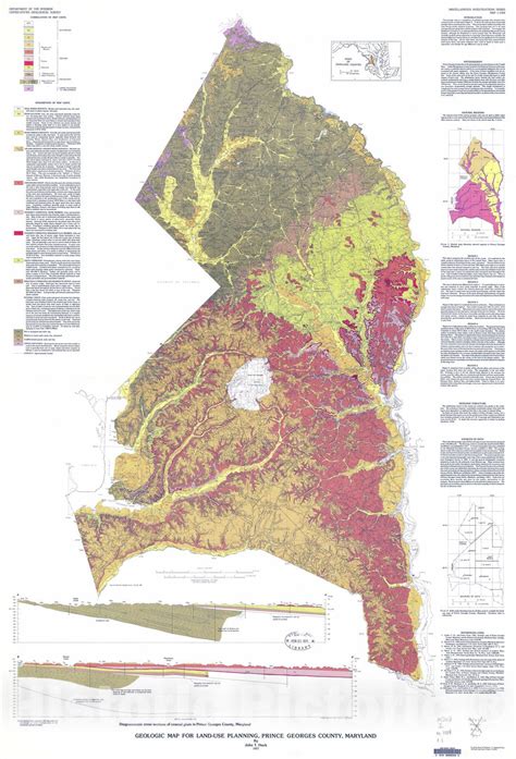 Geologic map for land use planning, Prince Georges County, Maryland …