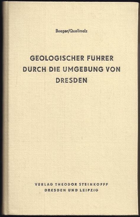 Geologischer führer durch die umgebung von dresden. - Drugs society and human behavior hart.