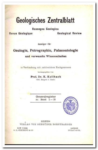 Geologisches zentralblatt: anzeiger für geologie, petrographie, palaeontologie und verwandte. - A clinical guide to complete denture prosthetics.