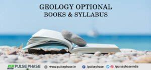 Geology Optional Books and Syllabus for UPSC Exam